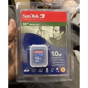 SanDisk 1GB SD Memory Card Class 2 Retail Packaging SDSDB-1024-A10A New